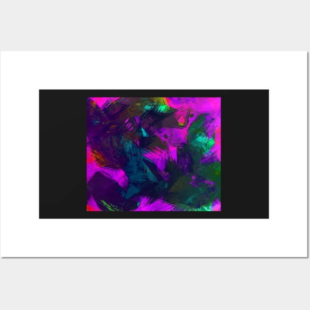 Black Opal Pattern Wall Art by Aleksander37